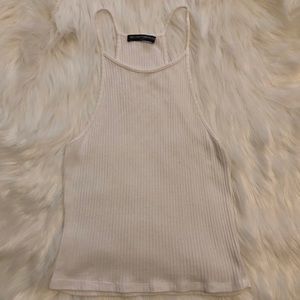 Brandy Melville ribbed halter neck tank top